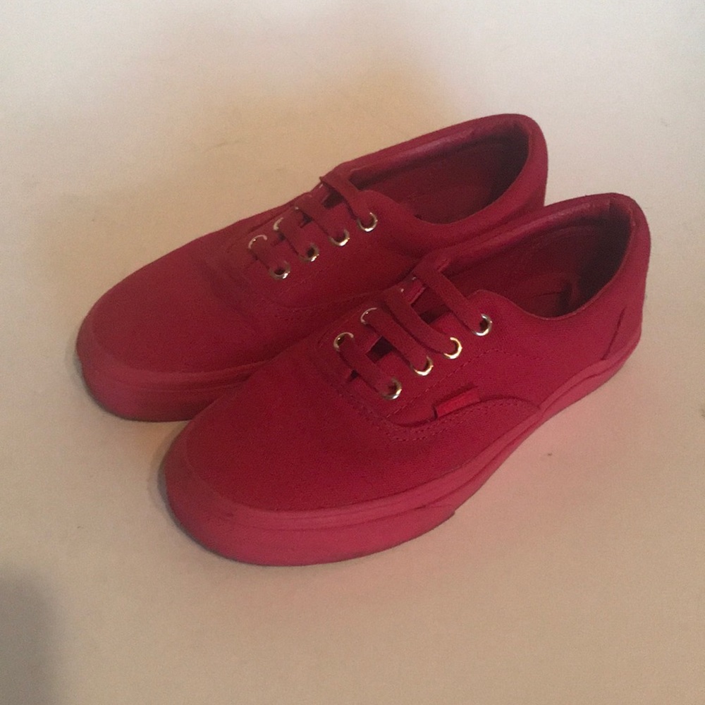 Red Vans - Picture 2 of 2